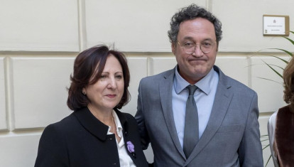 La fiscal general del Estado, Teresa Peramato; y el exfiscal Álvaro García Ortiz