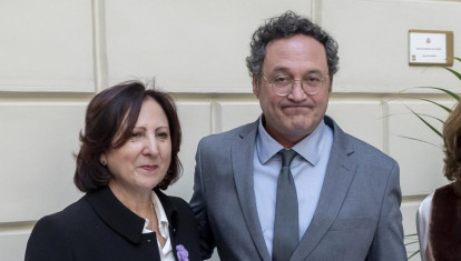 La fiscal general del Estado, Teresa Peramato; y el exfiscal Álvaro García Ortiz