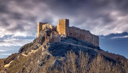 Panorámica del Castillo de Osma, en la provincia de Soria