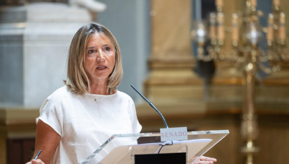 La portavoz del PP en el Senado, Alicia García, el miércoles