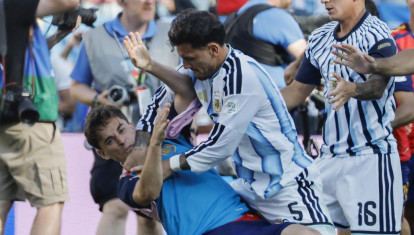 Leandro Paredes agrede a Gavi tras la final del Mundial 2026