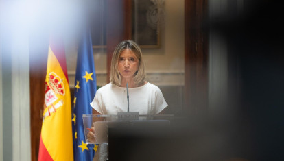 La portavoz del PP en el Senado, Alicia García, el pasado 19 de agosto
