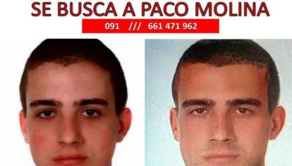Cartel de desaparición de Paco Molina