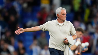 José Mourinho, en el Espanyol - Real Madrid de la jornada 2 de LaLiga