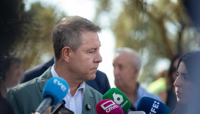 El presidente de Castilla-La Mancha, Emiliano García-Page, inaugura el gimnasio municipal de Navalcán.
REMITIDA / HANDOUT por PIEDAD LÓPEZ/JCCM
Fotografía remitida a medios de comunicación exclusivamente para ilustrar la noticia a la que hace referencia la imagen, y citando la procedencia de la imagen en la firma
26/8/2026