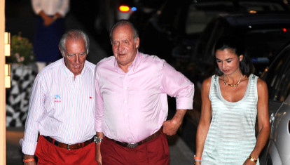 El Rey Juan Carlos con Josep Cusí