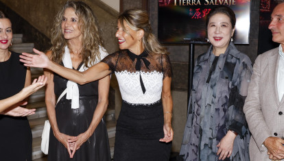 Yolanda Diaz and Sira Rego attending opera 