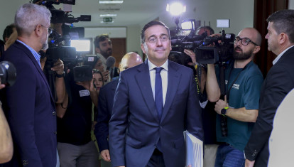 El ministro de Asuntos Exteriores, José Manuel Albares, en su comparecencia ante el Congreso de los Diputados el pasado viernes