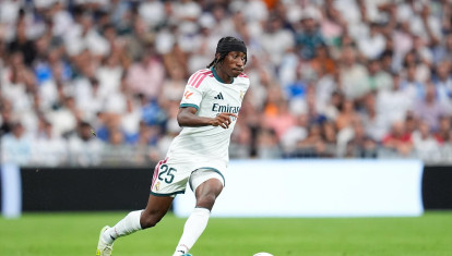 (Foto de ARCHIVO)
Yan Diomande of Real Madrid runs with the ball during the Spanish League, LaLiga EA Sports, football match played between Real Madrid and Malaga CF at Bernabeu stadium on August 30, 2026, in Madrid, Spain.

Dennis Agyeman / AFP7 / Europa Press
30/8/2026 ONLY FOR USE IN SPAIN