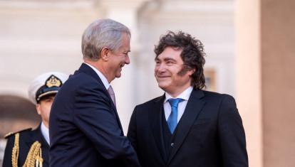 El presidente de Chile, José Antonio Kast, y Javier Milei