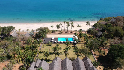 Playa del Índico en la península de Anjajavy (Madagascar)