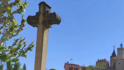 La Cruz del Pont Vell de Gironella, que conmemora las misiones populares de 1942