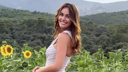 Irene Esser en la boda de Ángel Martín