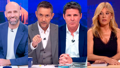 Gonzalo Miró, Javier Ruiz, Jesús Cintora y Esther Palomera