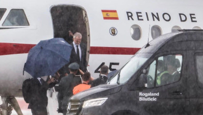 El Rey Felipe VI a su llegada a Oslo (Noruega)