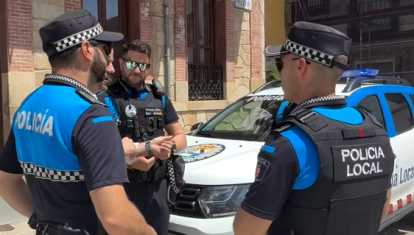 Agentes de la Policía Local de Candeleda