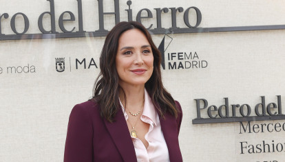 Tamara Falcó en el desfile de Pedro del Hierro en Madrid