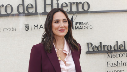 Tamara Falcó en el desfile de Pedro del Hierro en Madrid