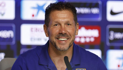 Diego Pablo Simeone, en rueda de prensa