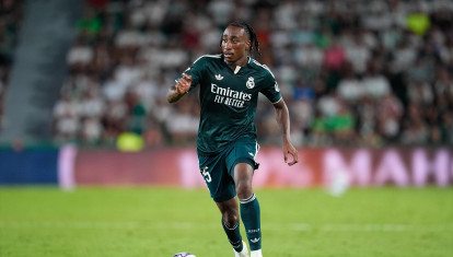 Yan Diomande, en el Elche - Real Madrid de este martes