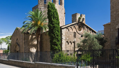 La recoleta iglesia románica de Sant Pau del Camp