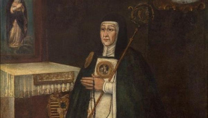 Retrato de doña Inés Muñoz de Ribera como abadesa del Monasterio de la Concepción de la Ciudad de los Reyes