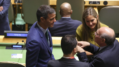 Pedro Sánchez y Sara Aagesen, en la ONU