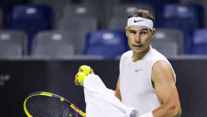 Rafa Nadal, en un entrenamiento