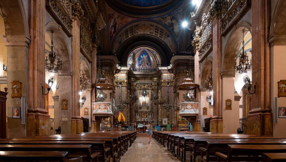 Imagen interior de la Basílica de la Mercè, Barcelona