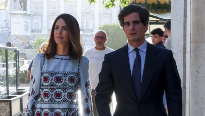 Fernando Fitz James Stuart and Sofia Palazuelo attending the opening of the season of the Royal Theatre 2026 / 2027 in Madrid on Wednesday, 23 September 2026.