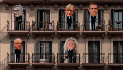 Arriba: Bolaños, Perea, Sánchez y Puente. Abajo: Simancas y Mínguez