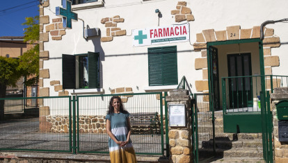 La farmacéutica de Los Rábanos (Soria), María del Mar Sánchez