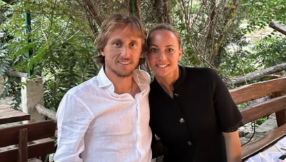 Luka Modric y Vanja Bosnic
