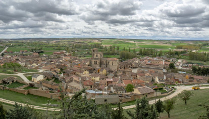 Vista de Peñaranda de Duero en Burgos