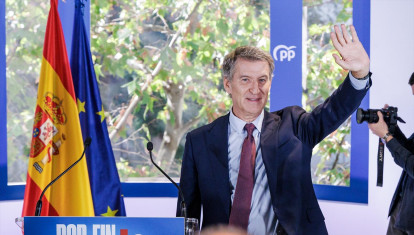 El presidente del Partido Popular, Alberto Núñez Feijóo