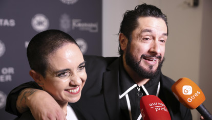Luciana Bongianino and Rafael Amargo at photocall for book premiere Now or Never in Madrid on Wednesday, 08 April 2026.
