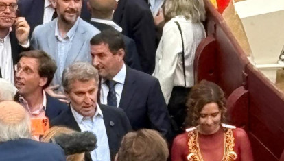 Ayuso y Feijóo en Las Ventas