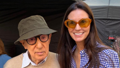 Woody Allen y Ana Cerrato, CEO de Cayumas