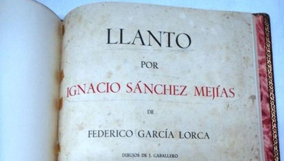 'Llanto' Por Ignacio Sánchez Mejías