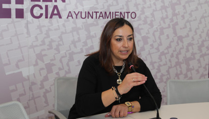 La alcaldesa de Palencia, Miriam Andrés, en una imagen de archivo