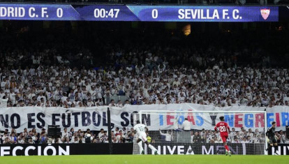 El Santiago Bernabéu protagonizó una protesta histórica durante el Real Madrid - Sevilla