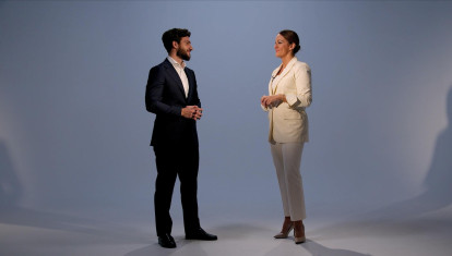 Alejandro Entrambasaguas y María Jamardo