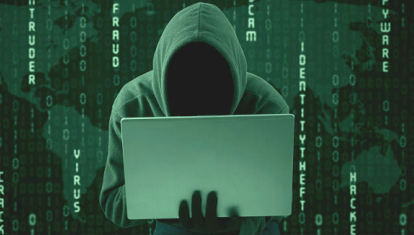 Un hacker, foto de archivo