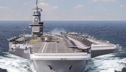 Imagen del futuro portaaviones nuclear francés PA-Ng, difundida por Naval Group