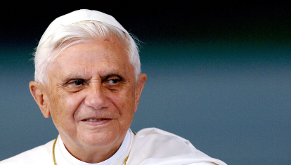 El Papa Benedico XVI en 2005