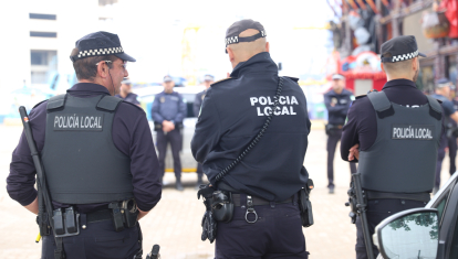 Policía en la feria de Córdoba