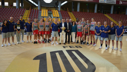 La Selección Española de Baloncesto se prepara para el Eurobasket en Vistalegre