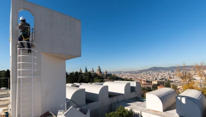Edificio de la Fundación Joan Miró de Barcelona, diseñado por el arquitecto Josep Lluís Sert