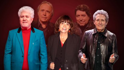 Joan Manuel Serrat, Joaquín Sabina, Pedro Almodóvar, Rosa Montero y Miguel Ríos