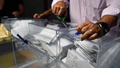 Imagen del recuento del voto CERA en Palma de Mallorca
